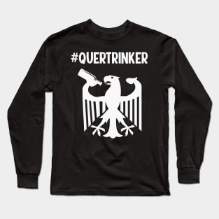 Quertrinker Parodie BRD Humor Bier Party Spaß Fun Long Sleeve T-Shirt